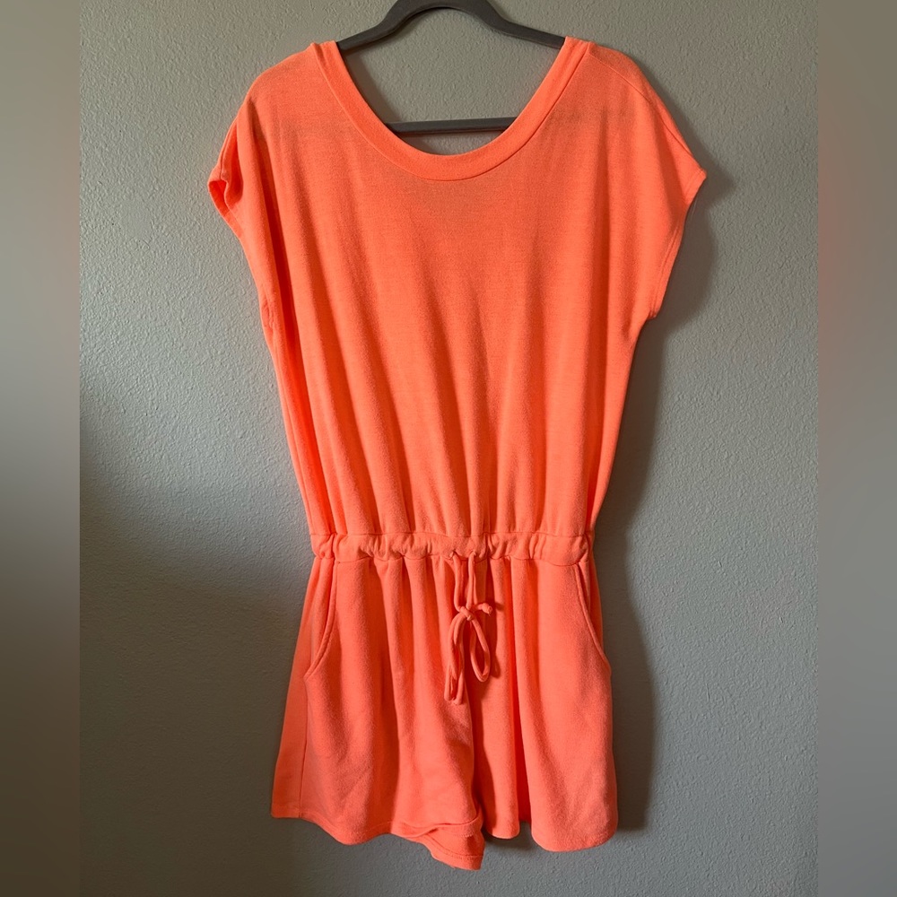 Swimsuit cover up romper